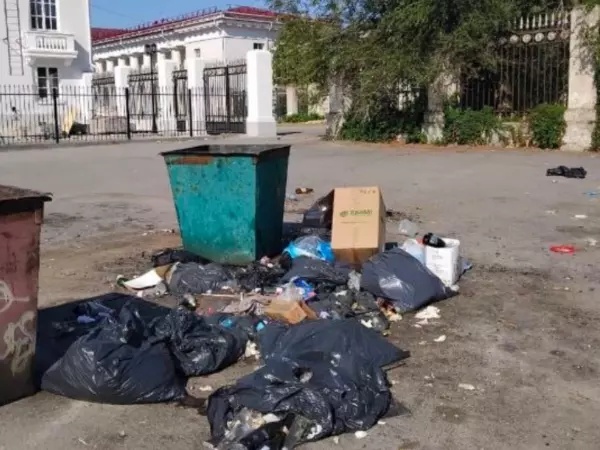 Фото к материалу: Жители Цимлянска больше месяца не могут добиться поставки мусорных жбанов