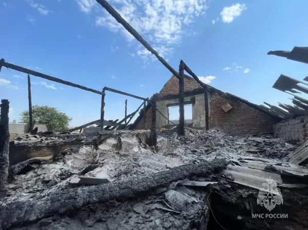 Фото к материалу: Супружеская пара чудом спаслась при пожаре в Ростовской области