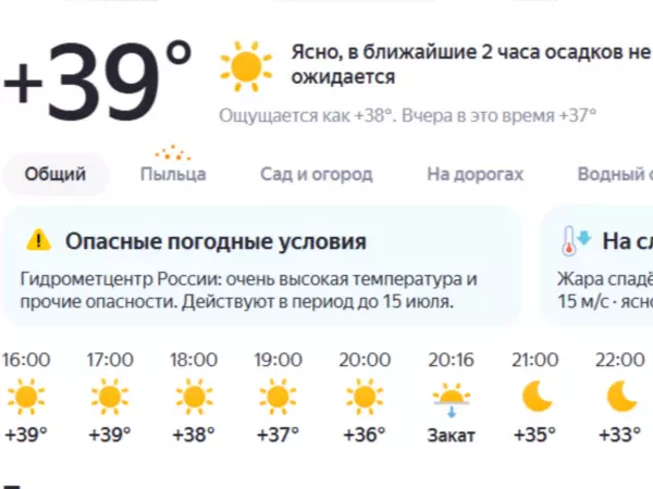 Фото к материалу: В Ростове побит температурный рекорд 29-летней давности
