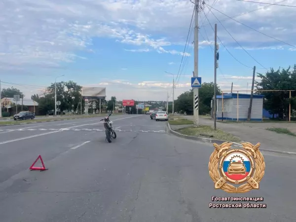 Фото к материалу: В Ростовской области в ДТП с иномаркой пострадал 41-летний мотоциклист