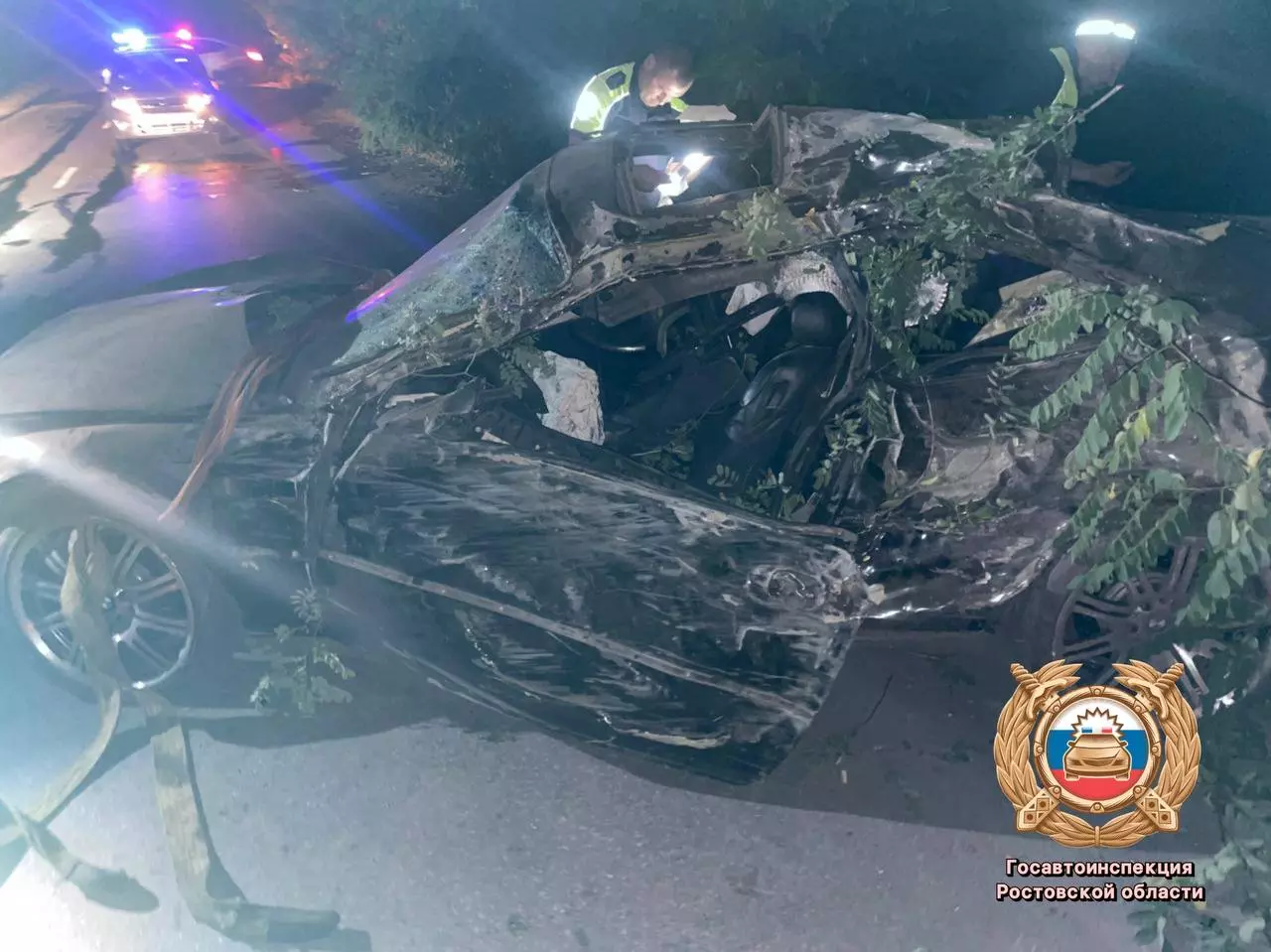 Мужчина погиб в ДТП с перевернувшимся авто в Шахтах