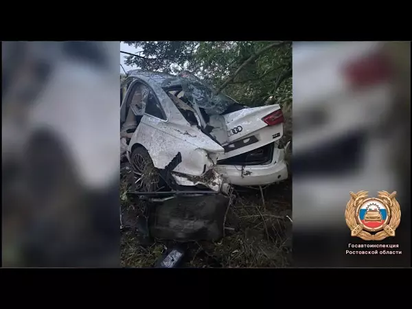Фото к материалу: Водитель погиб, двое пострадали: В Ростовской области произошло жуткое ДТП