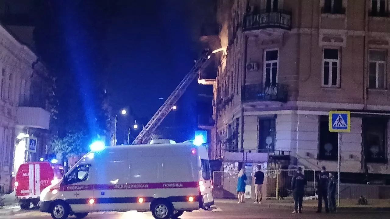 В Доходном доме Янкеля Эсса на Ворошиловском произошел пожар