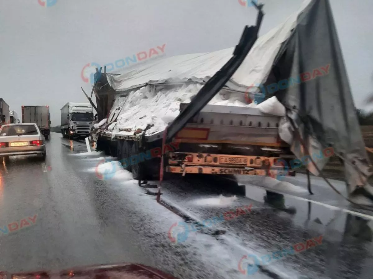ДТП с большегрузами парализовало движение на трассе «Ростов-Ставрополь»