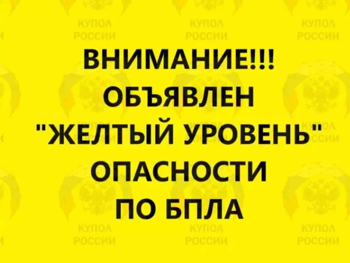 В Ростовской области объявлен желтый уровень беспилотной опасности 15 сентября