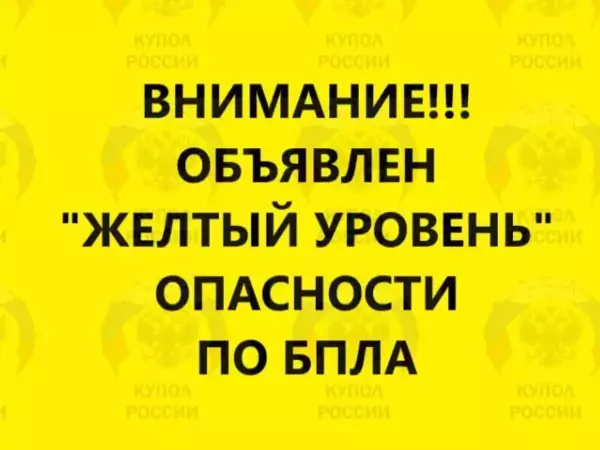Фото к материалу: В Ростовской области объявлен желтый уровень беспилотной опасности 21 сентября