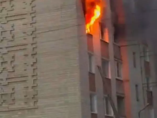 Фото к материалу: В Ростовской области сгорела квартира в пятиэтажке
