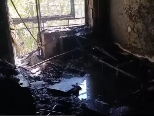 Фото к материалу: Смертельный пожар в квартире на Стачки могла спровоцировать непотушенная сигарета
