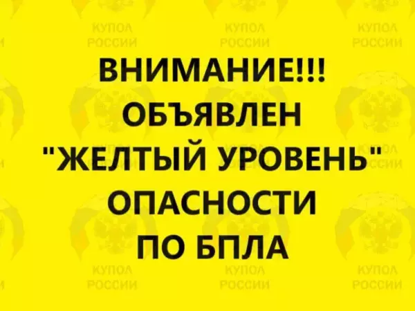 Фото к материалу: В Ростовской области объявлен желтый уровень беспилотной опасности 15 сентября