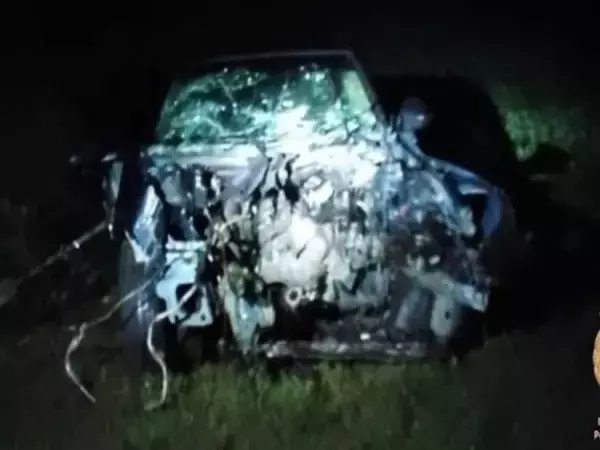 Иномарка всмятку: двое взрослых и трое детей чудом выжили в аварии на трассе в Ростовской области
