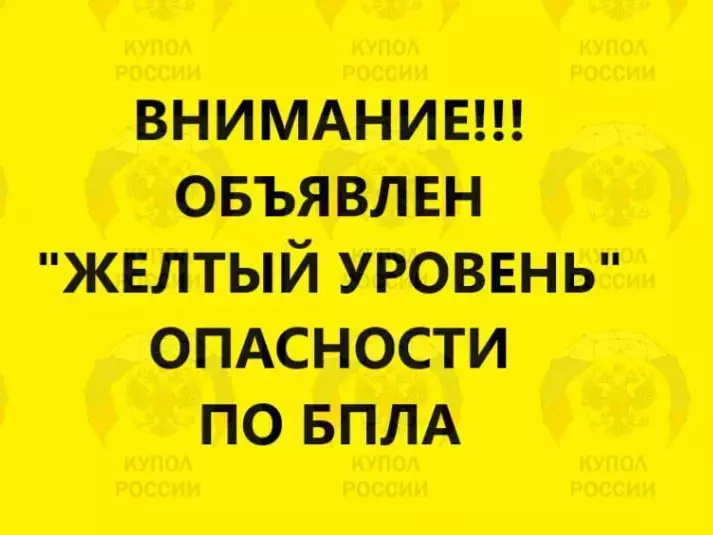 Желтый уровень опасности по БПЛА объявили в Ростовской области 16 октября