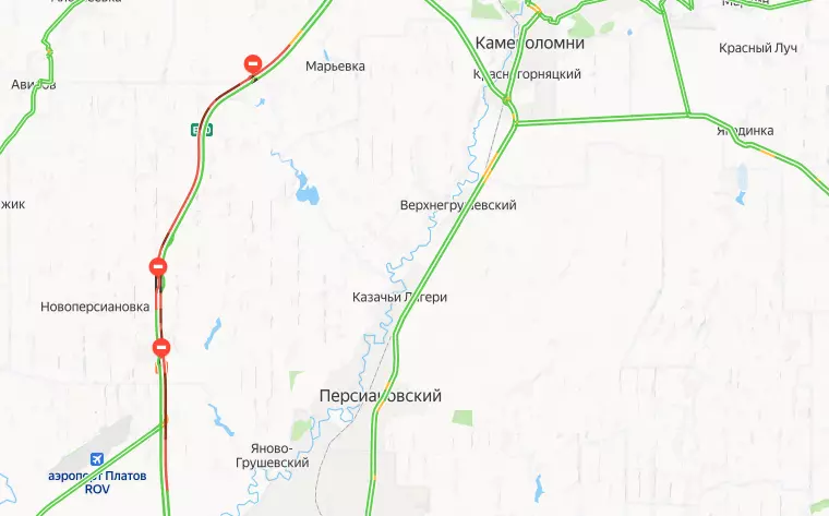 Водителям Ростовской области показали объездные пути гигантской пробки на М-4 «Дон»