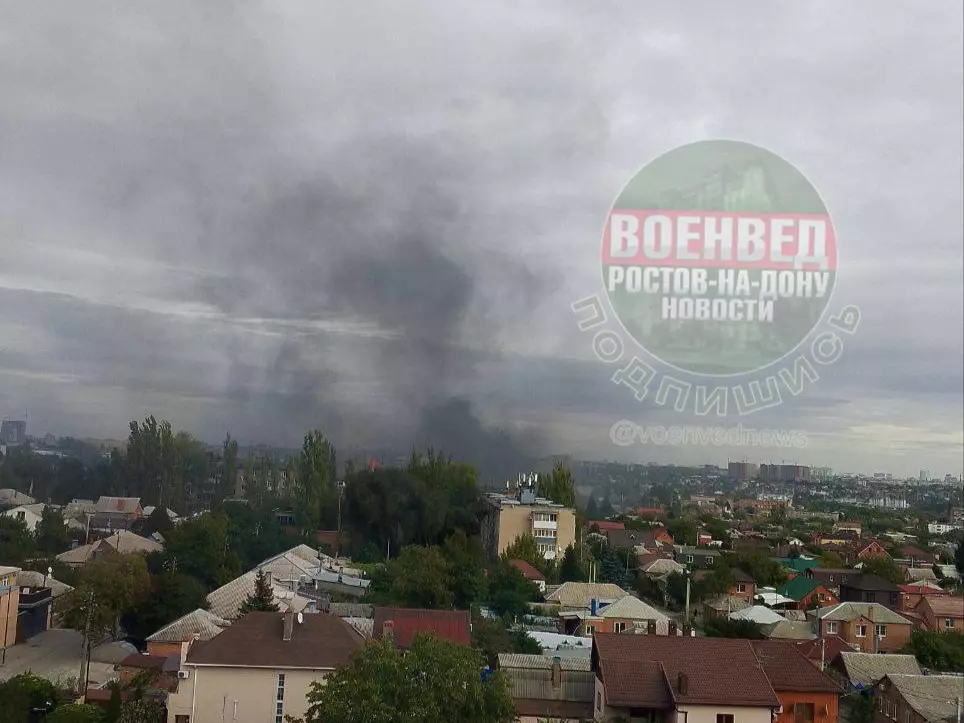 Ростовчане сообщат о крупном пожаре в районе Вавилова