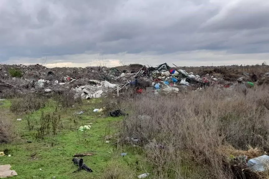 Несанкционированную свалку отходов в Азове рядом с Аллеей героев ликвидируют по поручению Юрия Слюсаря
