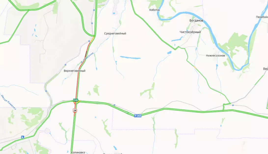Адская пробка сковала движение на М-4 Дон в Ростовской области