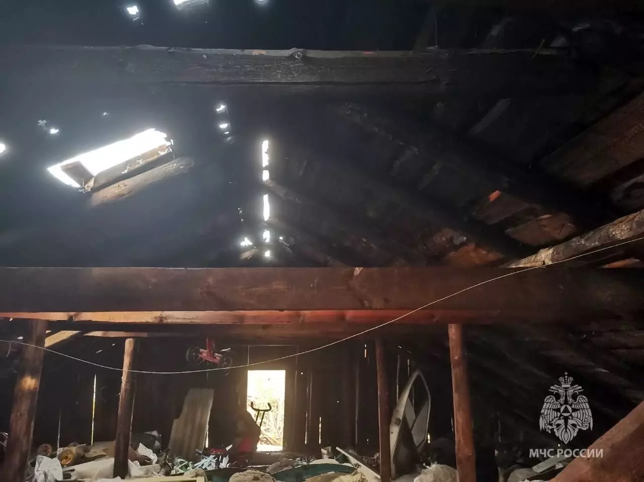 В Ростовской области дом загорелся во время ремонта из-за газовой горелки