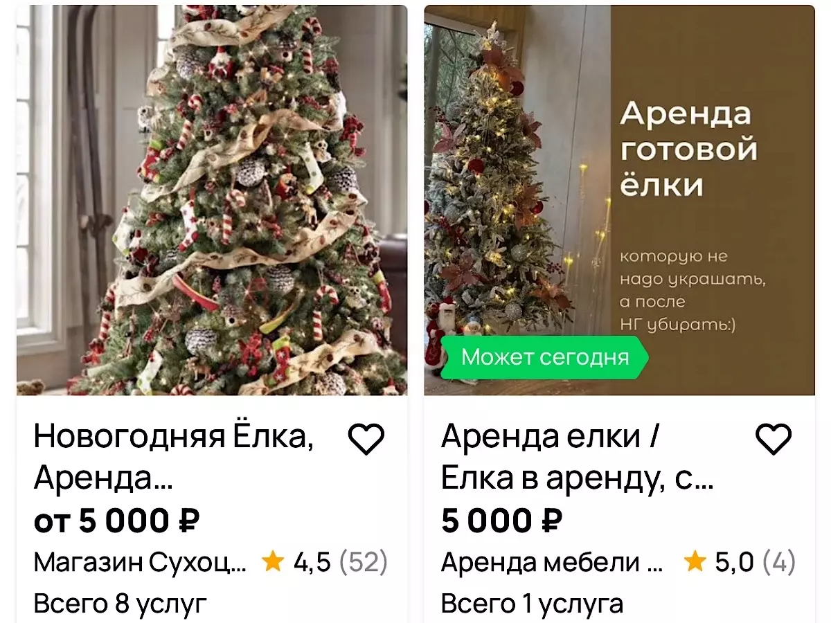 Аренда «елок с декором» будет для ростовчан в разы дешевле, но предложений пока нет
