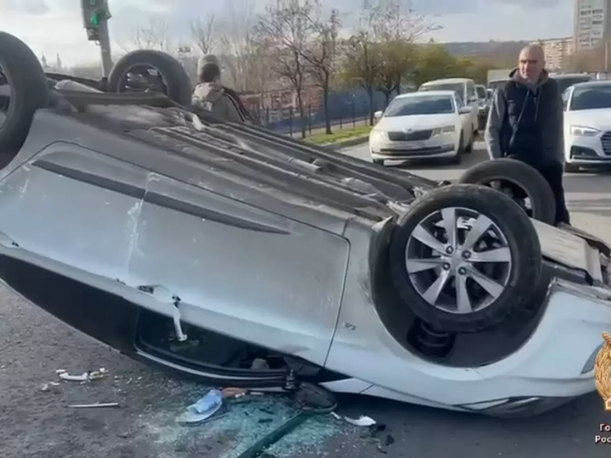 В Ростове в ДТП с «перевертышем» пострадали два человека