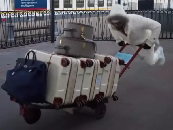 Николай Василенко упал и разбил свои очки на вокзале