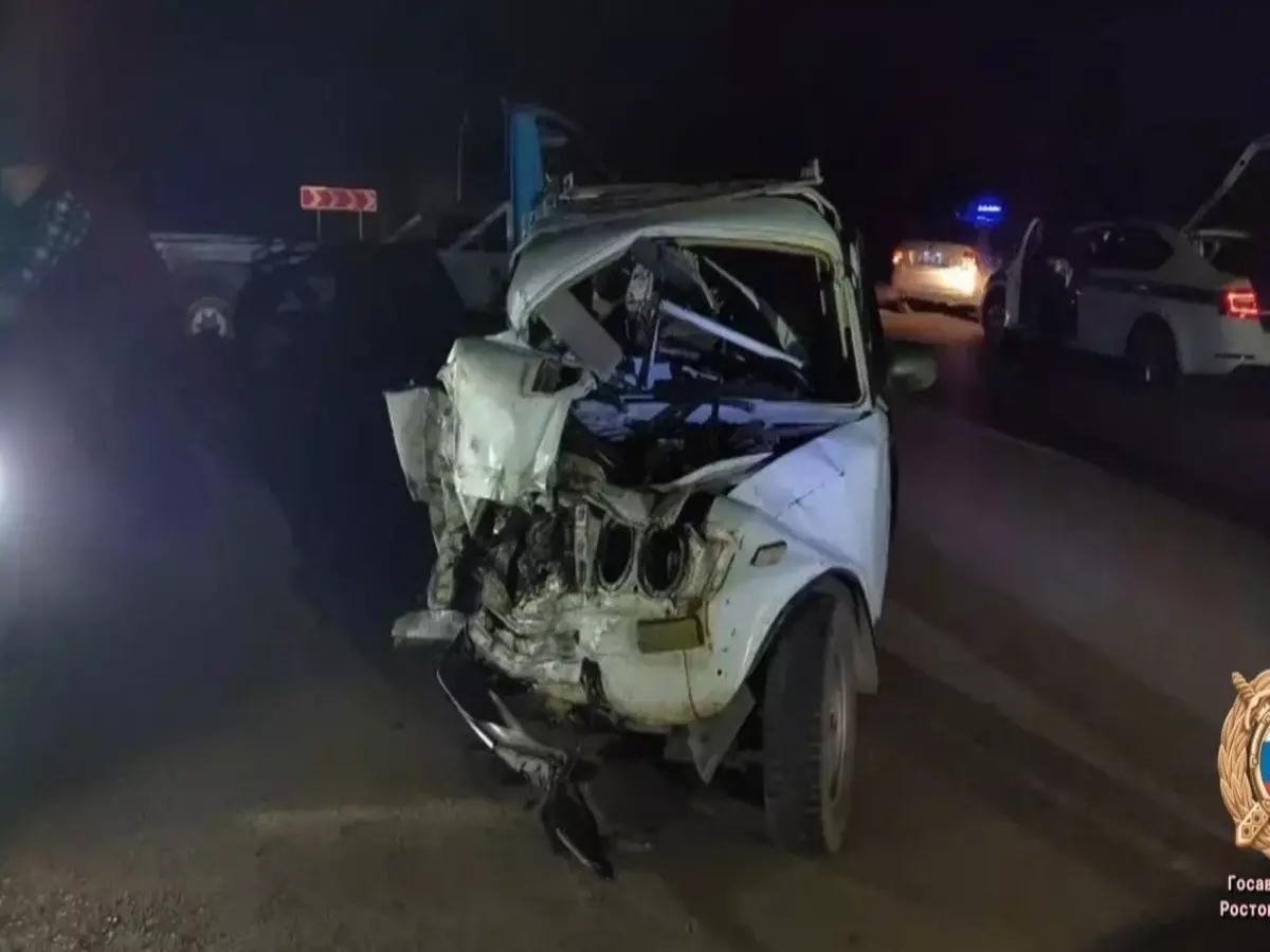 На трассе в Ростовской области 53-летняя женщина погибла в аварии