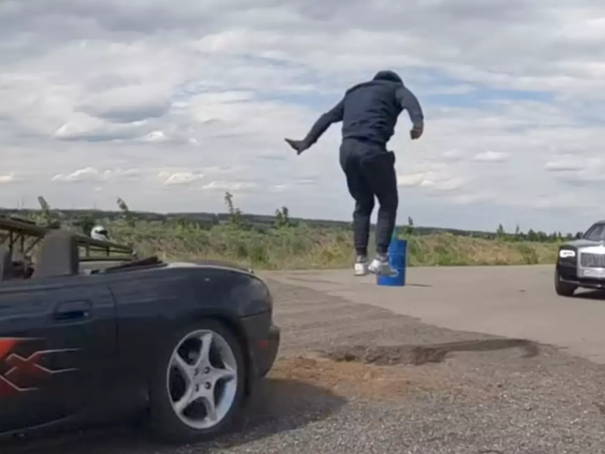 Ростовский экстремал Евгений Чеботарев провалился под землю во время трюка