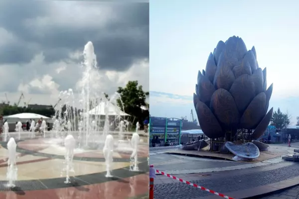 Фото к материалу: Гигантская шишка: на набережной Ростова появился новый арт-объект