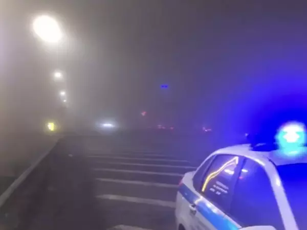 Фото к материалу: Ростовскую область накрыл плотный туман вечером 28 ноября