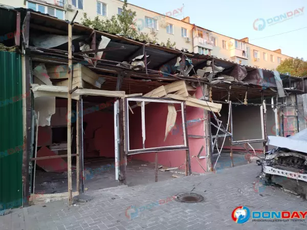 Фото к материалу: Владелице разбитого при атаке беспилотников магазина ущерб оценили в 5,5 миллиона рублей