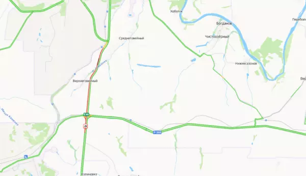 Фото к материалу: Адская пробка сковала движение на М-4 Дон в Ростовской области