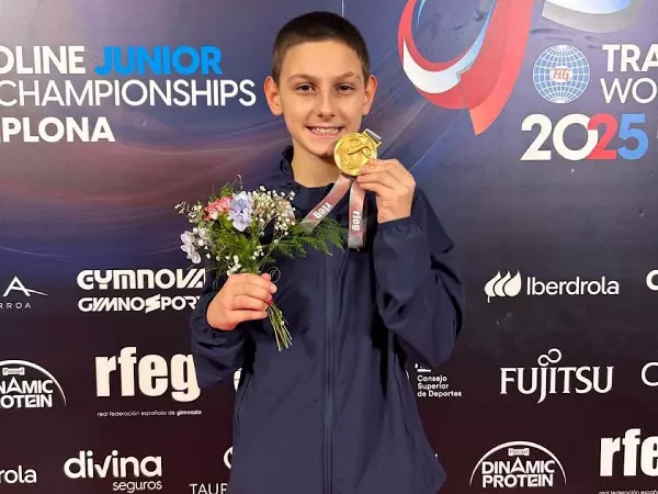 Фото к материалу: Спортсмен из Ростова стал чемпионом мира по прыжкам на батуте среди юношей