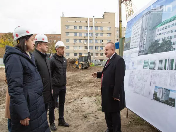 Фото к материалу: В 2026 году завершится строительство нового кампуса ДГТУ с новыми общежитиями и спорткомплексом