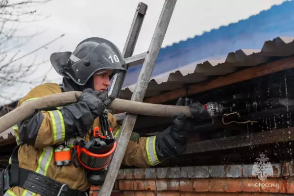 Фото к материалу: В Ростовской области за сутки потушили семь пожаров и спасли троих человек