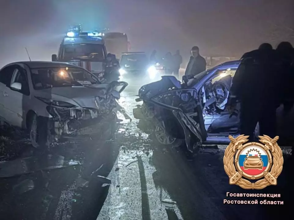 В Красносулинском районе Ростовской области два водителя пострадали в ДТП в тумане