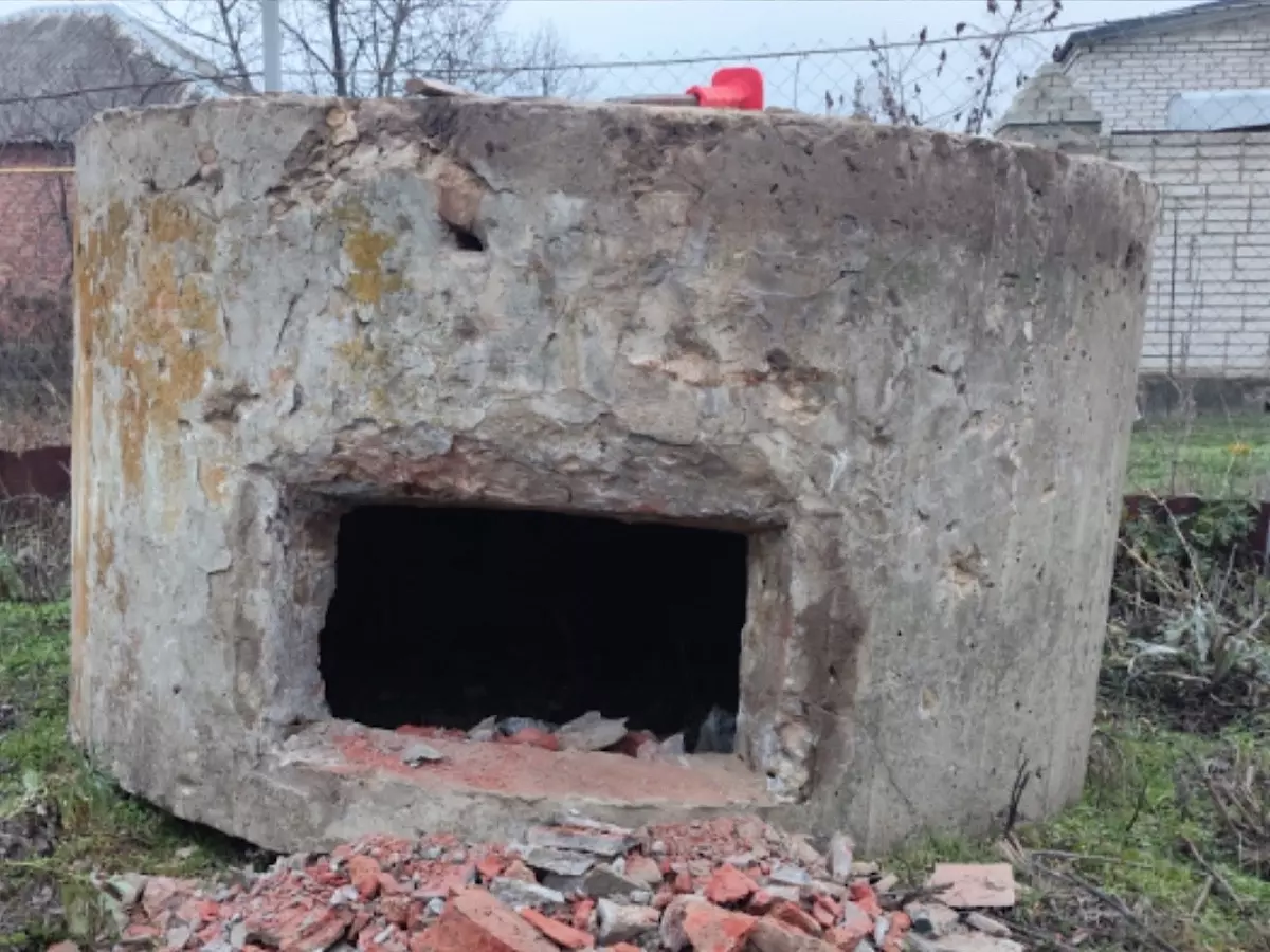 В Ростовской области люди хотели отдать пулеметный колпак ВОВ как емкость для воды