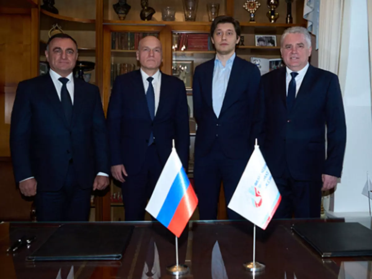 Федерация шахмат России подписала соглашение о сотрудничестве с ГК «Сокол»