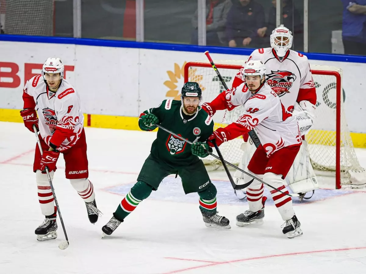 ХК «Ростов» проиграл «Барсу» со счетом 2:1