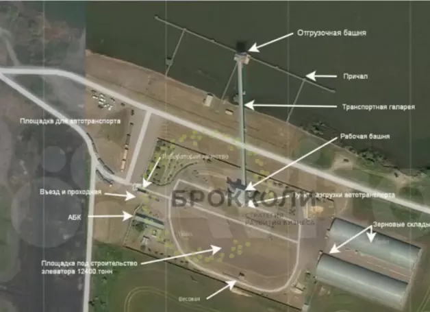 В Ростовской области за 350 млн рублей продают зернотерминал на реке Дон