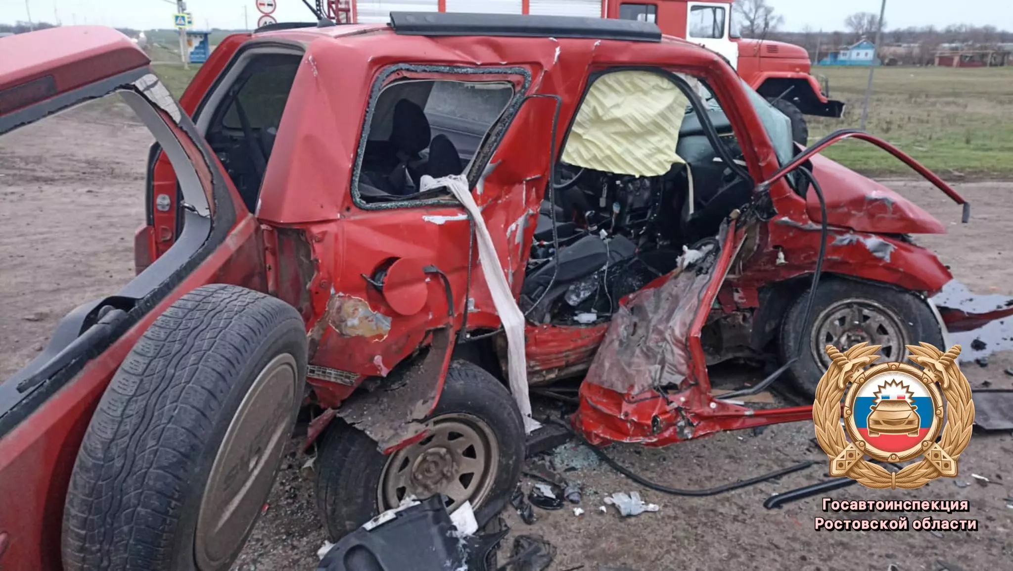 Неуправляемый занос: в Ростовской области женщина погибла в тройном ДТП