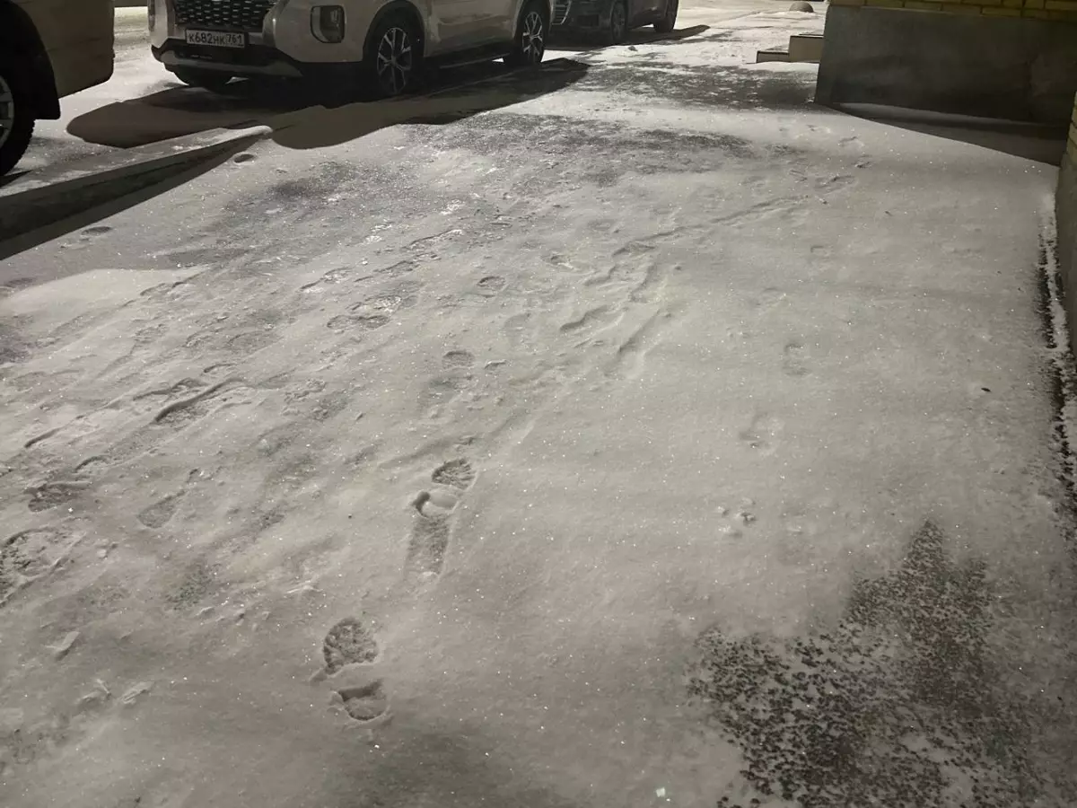 Водителей Ростовской области предупредили о снегопаде на трассе М-4 «Дон»