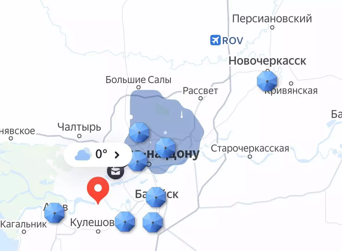 Из-за сильного мороза и снега водителей Ростовской области предупредили об опасности