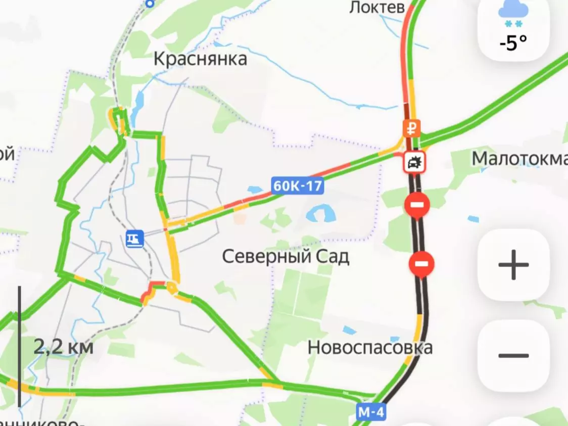 ДТП с большегрузом парализовало движение на М-4 «Дон» возле Миллерово