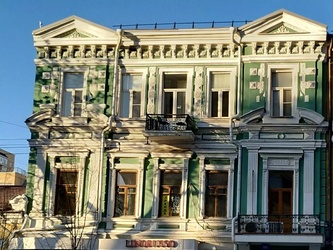 В Ростове под аренду почти за 200 тысяч рублей пустили офис в Доходном доме П.И. Никоненко