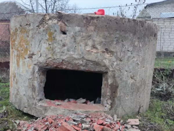 Фото к материалу: В Ростовской области люди хотели отдать пулеметный колпак ВОВ как емкость для воды