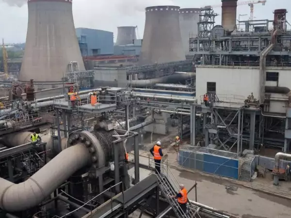 Фото к материалу: Ремонтные работы на ТЭЦ-2 завершены