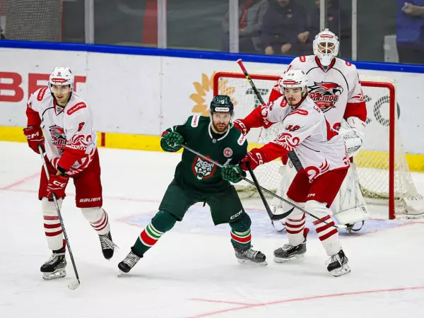 Фото к материалу: ХК «Ростов» проиграл «Барсу» со счетом 2:1