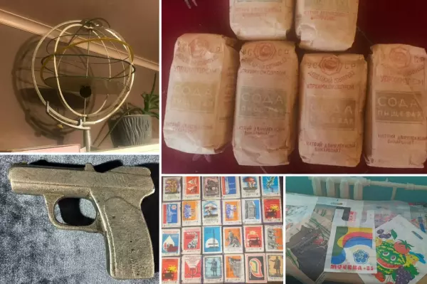Фото к материалу: Астролябия, 60-летняя сода, литой пистолет: какие вещи из СССР продают в Ростовской области