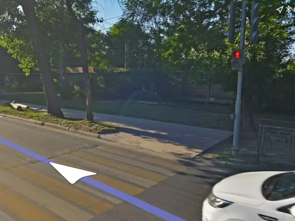 Фото к материалу: Жители Ростова просят установить освещение на месте гибели подростка в ДТП на Таганрогской 