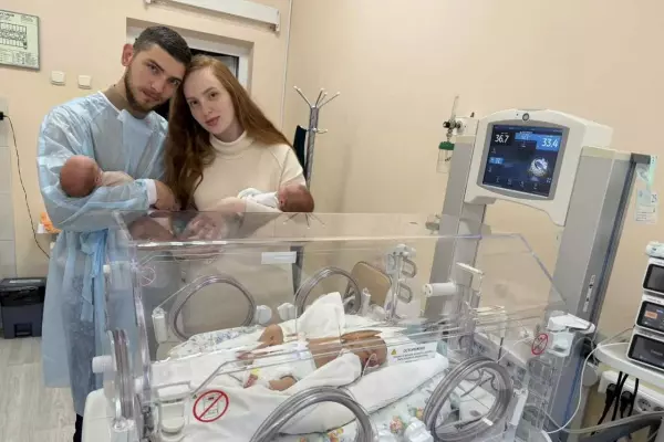 Фото к материалу: Еще одна тройня родилась в ростовском перинатальном центре
