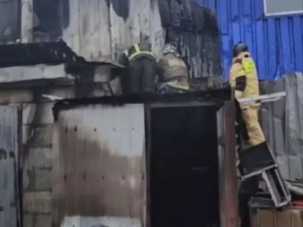 Фото к материалу: В здании автосервиса в Волгодонске произошел пожар