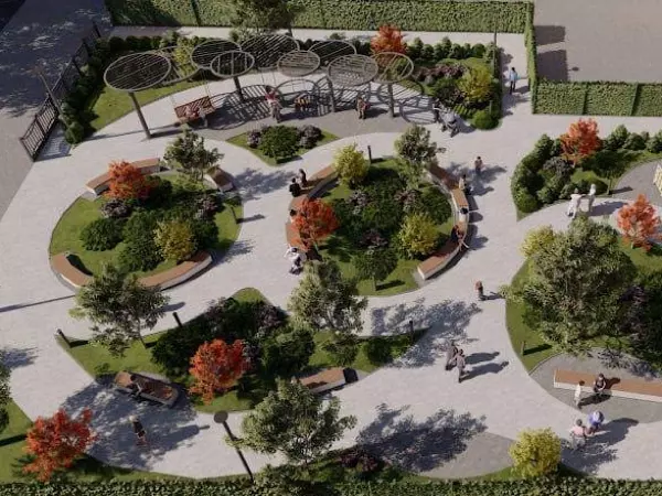 Фото к материалу: В будущем сквере на Социалистической в Ростове высадят 30 кленов